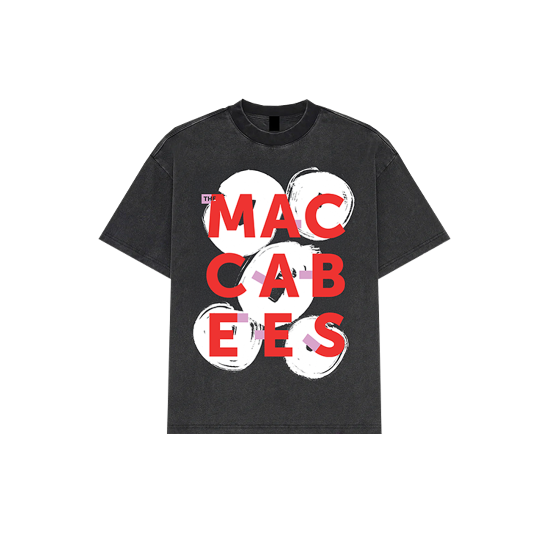 The Maccabees - The Maccabees 2026 Dateback Charcoal T-Shirt