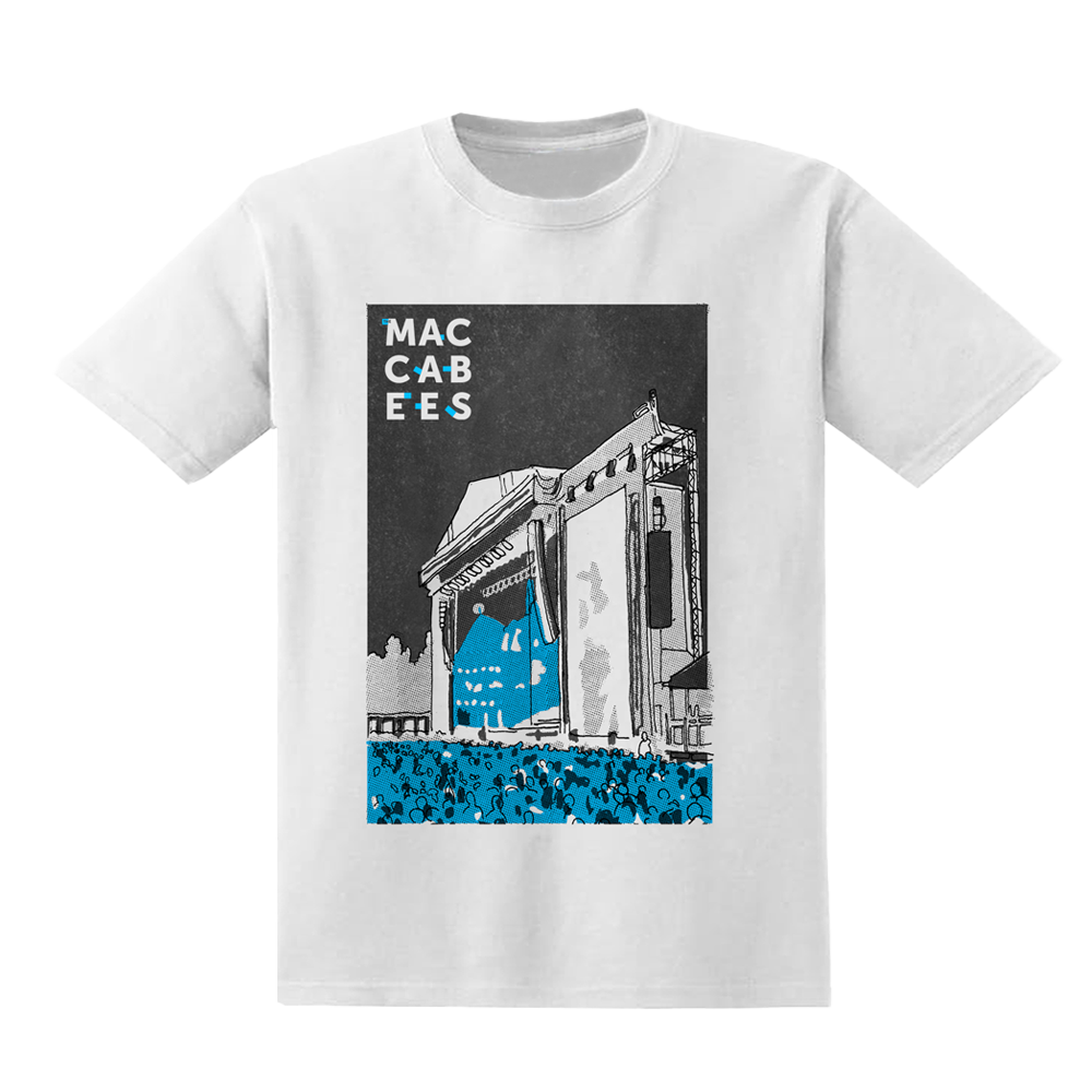 The Maccabees - All Points East White T-Shirt