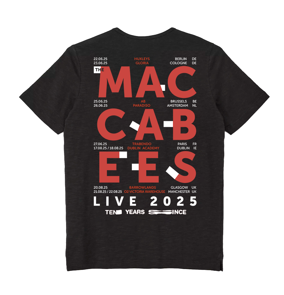 The Maccabees - The Maccabees 2025 Tour T-Shirt